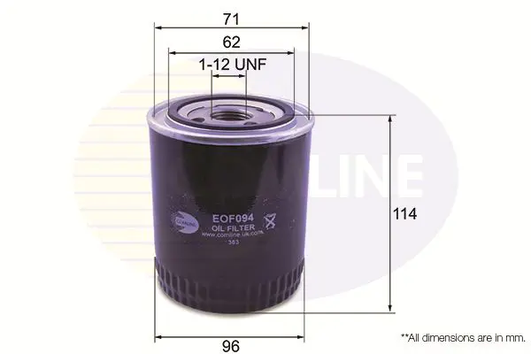 Handler.Part Oil filter COMLINE EOF094 1