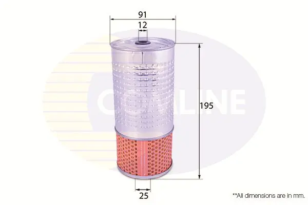 Handler.Part Oil filter COMLINE EOF129 1