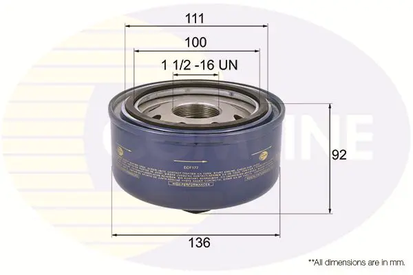 Handler.Part Oil filter COMLINE EOF177 1