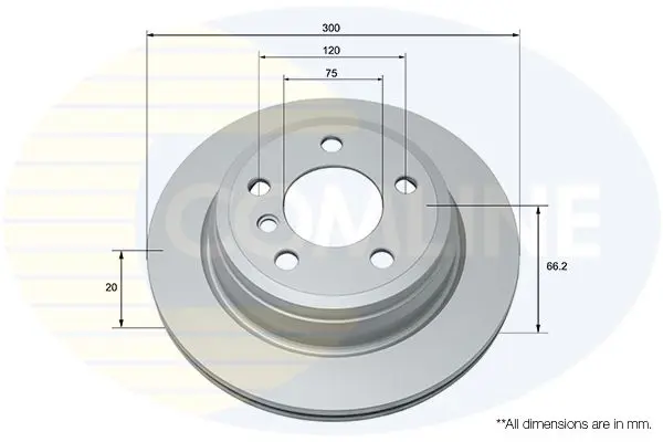 Handler.Part Brake disc COMLINE ADC1776V 1