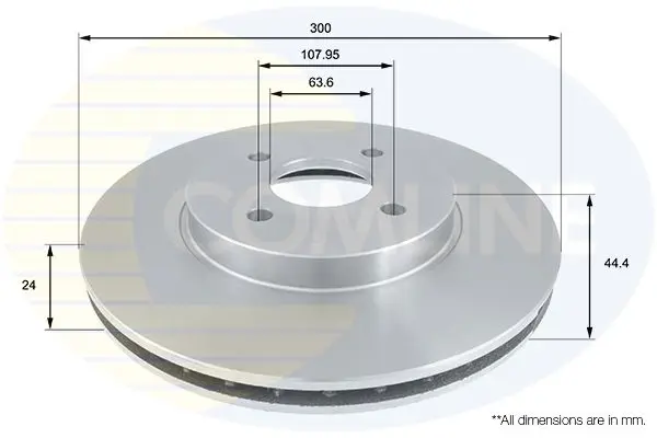 Handler.Part Brake disc COMLINE ADC1220V 1