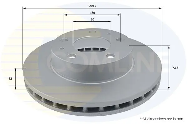 Handler.Part Brake disc COMLINE ADC1572V 1