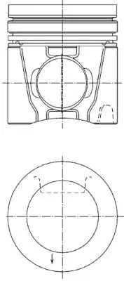 Handler.Part Piston KOLBENSCHMIDT 40276600 1