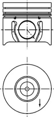 Handler.Part Piston KOLBENSCHMIDT 40173600 1