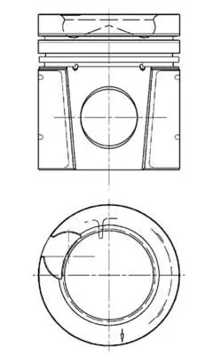 Handler.Part Repair set, piston/sleeve KOLBENSCHMIDT 99900961 1