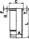 Handler.Part Cylinder sleeve KOLBENSCHMIDT 89497110 1