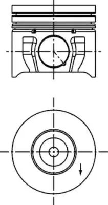 Handler.Part Piston KOLBENSCHMIDT 40174610 1