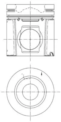 Handler.Part Piston KOLBENSCHMIDT 40457600 3