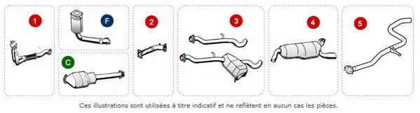 Handler.Part Catalytic converter NPS H431A28 2