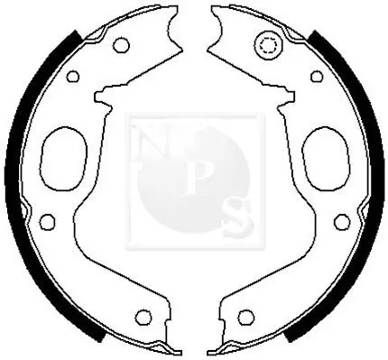 Handler.Part Brake shoe set NPS M350I13 1