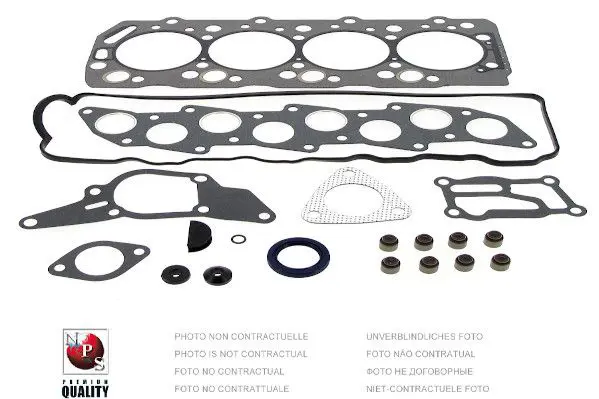 Handler.Part Gasket set, cylinder head NPS T124A89 1