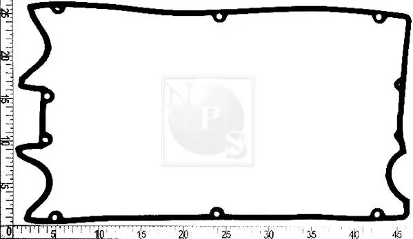 Handler.Part Gasket, cylinder head cover NPS M122I12 1