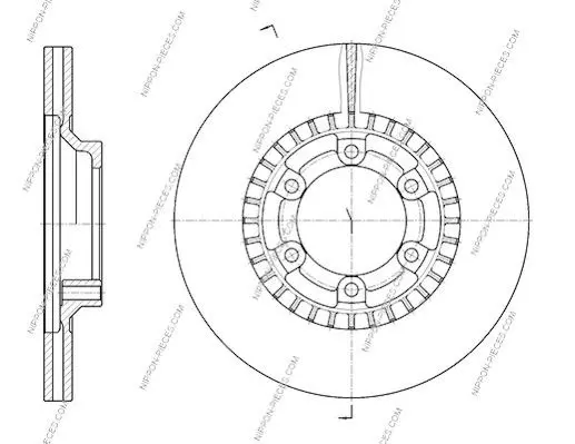 Handler.Part Brake disc NPS H330I05 3