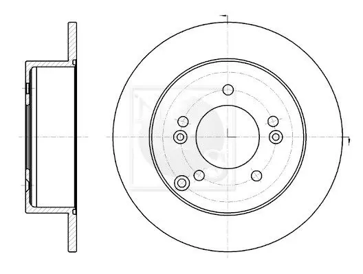 Handler.Part Brake disc NPS K331A08 1