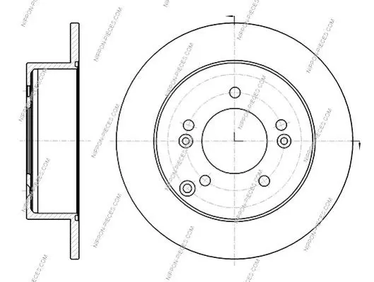 Handler.Part Brake disc NPS K331A08 2