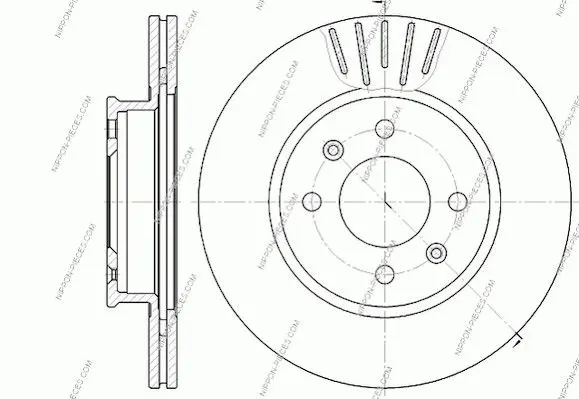 Handler.Part Brake disc NPS H330I24 3