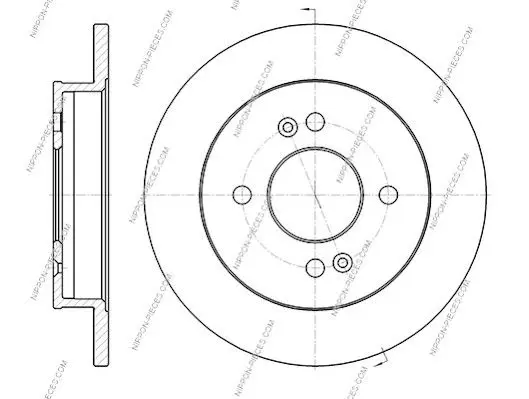 Handler.Part Brake disc NPS K331A04 3