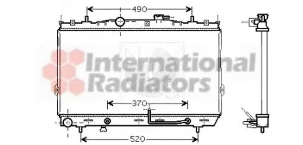 Handler.Part Radiator, engine cooling NPS H156I50 1