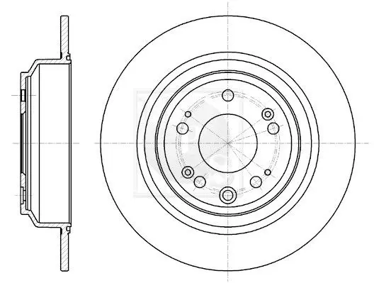 Handler.Part Brake disc NPS H331A46 1