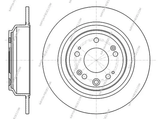 Handler.Part Brake disc NPS H331A46 2