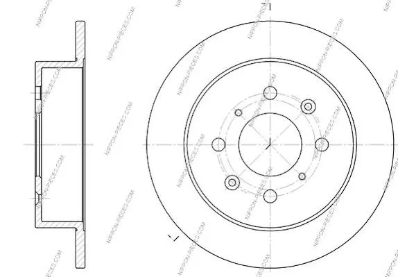 Handler.Part Brake disc NPS H331A09 3