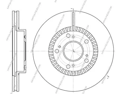 Handler.Part Brake disc NPS H330A04 3