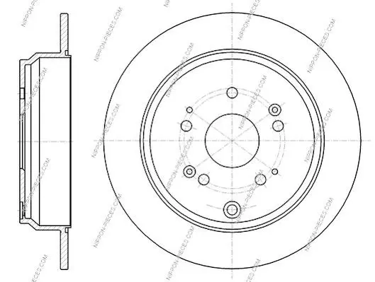 Handler.Part Brake disc NPS H331A30 3