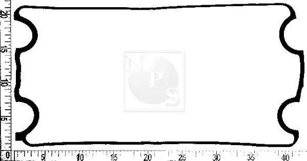 Handler.Part Gasket, cylinder head cover NPS H122A26 1