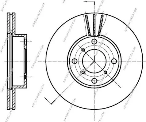 Handler.Part Brake disc NPS S330I13 3