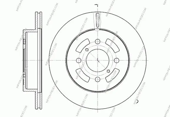 Handler.Part Brake disc NPS S330I16 3