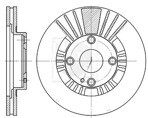 Handler.Part Brake disc NPS M330A65 1