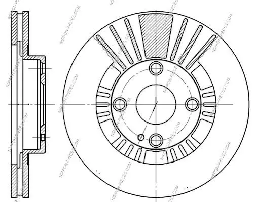 Handler.Part Brake disc NPS M330A65 2