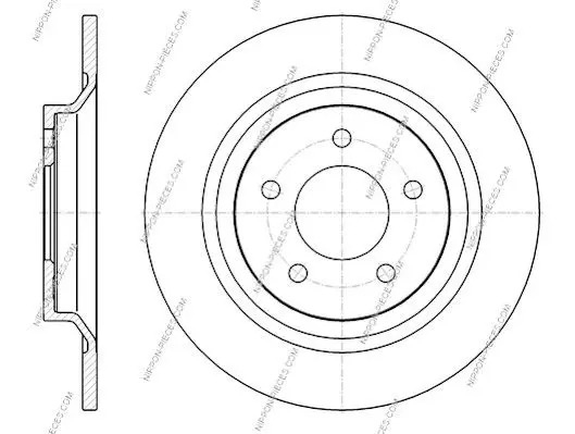 Handler.Part Brake disc NPS M331A32 2