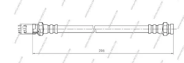 Handler.Part Brake hose NPS M370A12 1