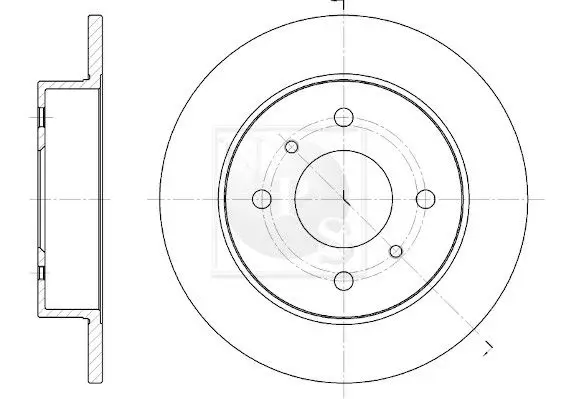 Handler.Part Brake disc NPS N331N22 1