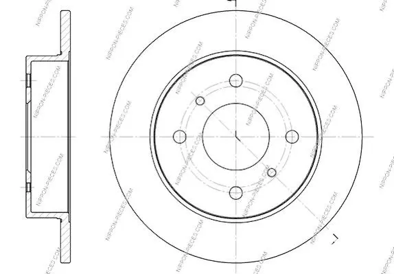 Handler.Part Brake disc NPS N331N22 2