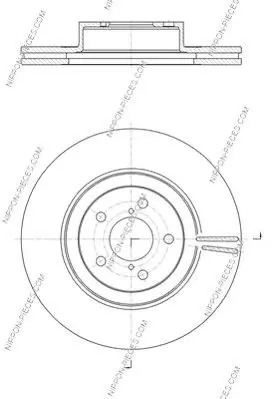 Handler.Part Brake disc NPS S330U07 3