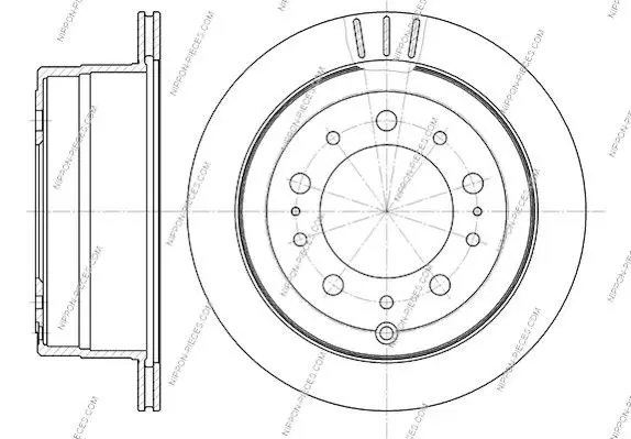 Handler.Part Brake disc NPS T331A34 3