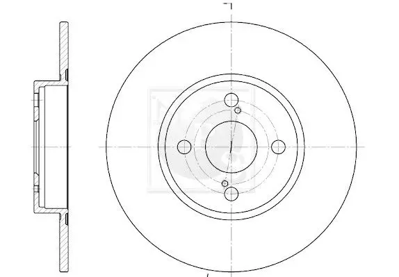 Handler.Part Brake disc NPS T331A35 1