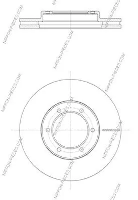 Handler.Part Brake disc NPS T330A169 3