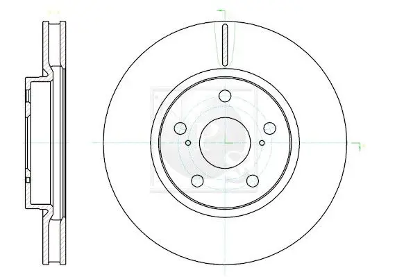 Handler.Part Brake disc NPS T330A167 1