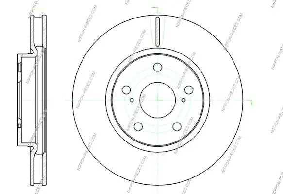 Handler.Part Brake disc NPS T330A167 2