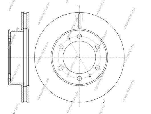 Handler.Part Brake disc NPS T330A157 2