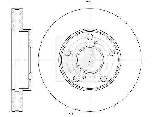 Handler.Part Brake disc NPS T330A58 1