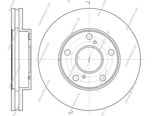 Handler.Part Brake disc NPS T330A58 2