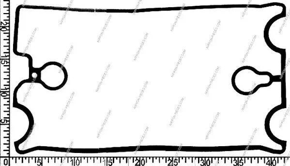 Handler.Part Gasket, cylinder head cover NPS T122A67 2