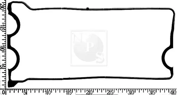 Handler.Part Gasket, cylinder head cover NPS T122A43 1