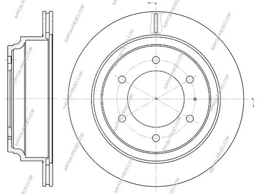 Handler.Part Brake disc NPS I331U04 3