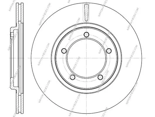 Handler.Part Brake disc NPS D330U07 3