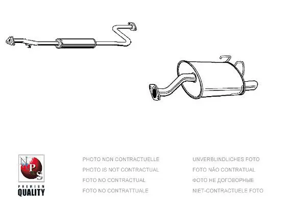 Handler.Part Exhaust system NPS D430O31 1